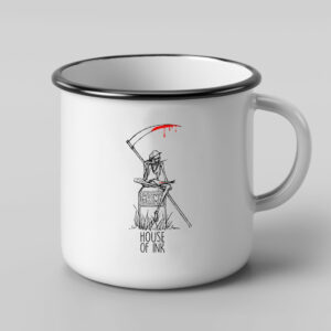 Premium Mug with house of ink sticker